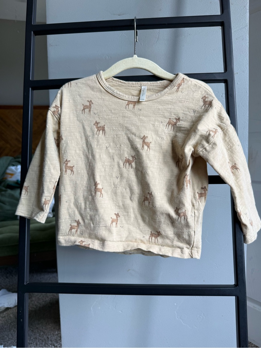 Rylee + Cru Deer Print Long Sleeve Tee 12-18M